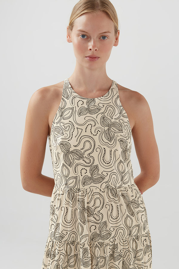 Color: dot-print-off-white